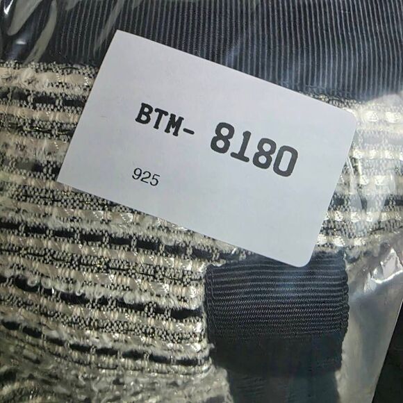 Loft Black White Metallic Stripe Tweed Skirt 10 - Picture 7 of 7